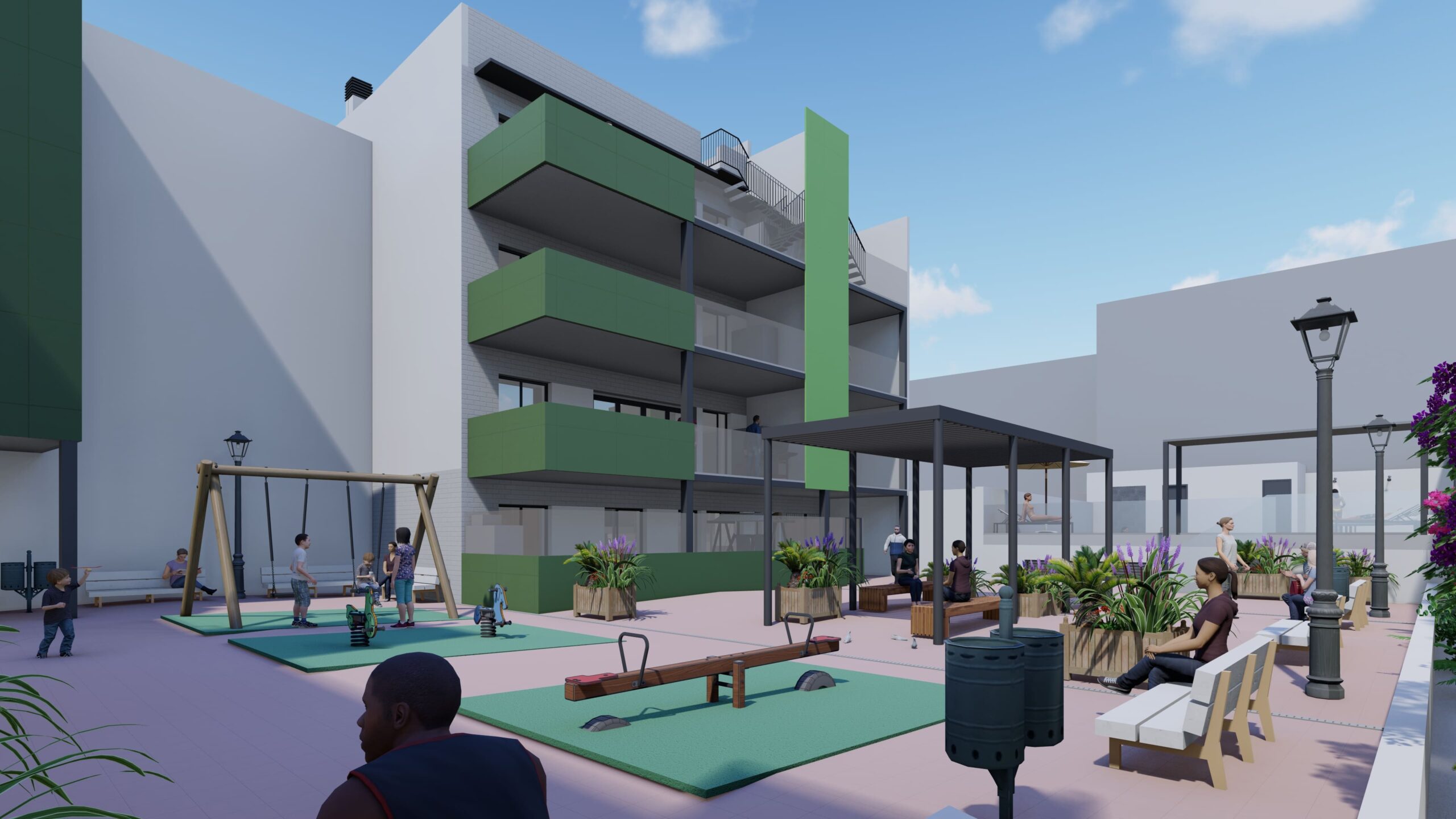 Tecopal-Segorbe-Render-44-Viviendas-Calle-Juan-Bautista-Peset-Paterna